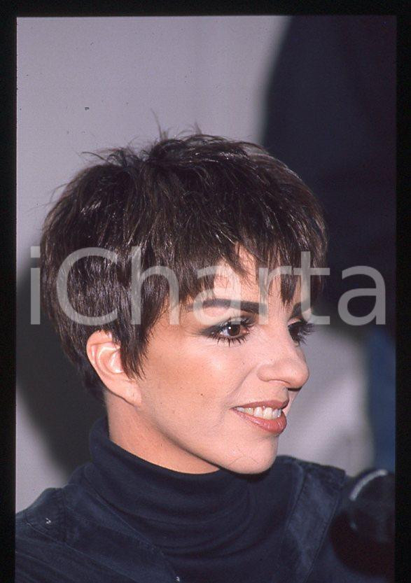 Fotografia d epoca originale Liza MINNELLI  40Â° Festival di SANREMO 1990  Intervista 35mm vintage slide 21 1