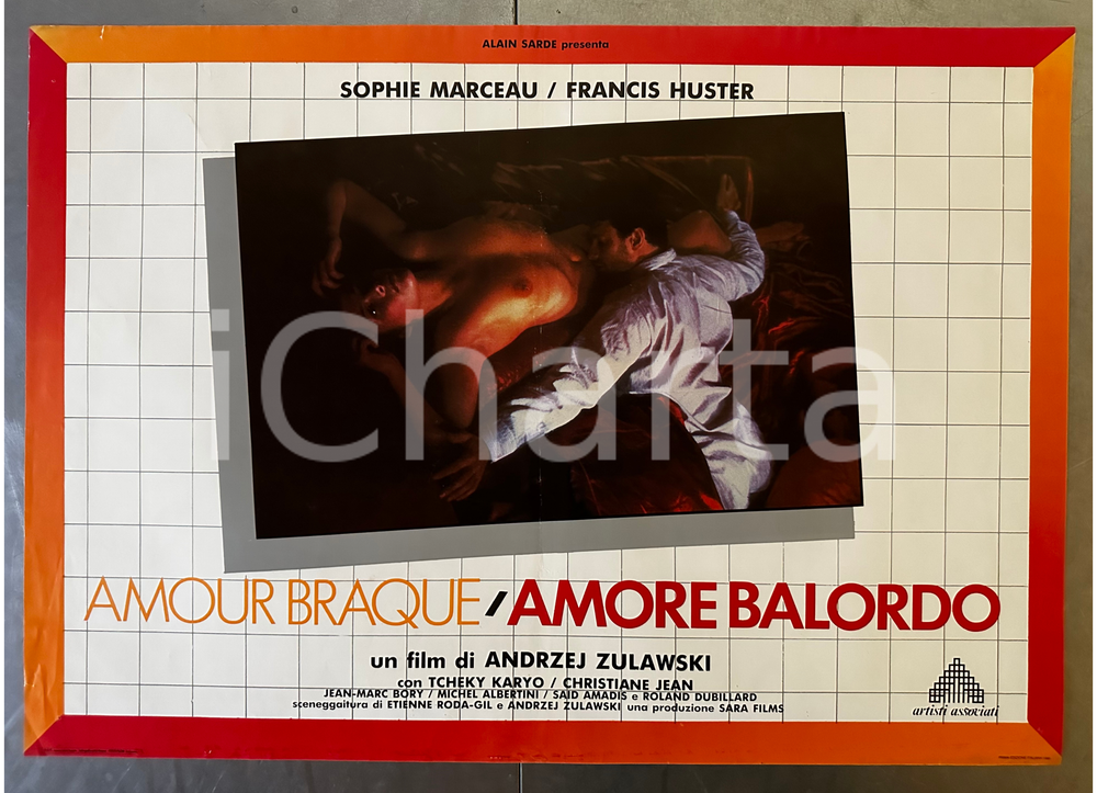 1985 AMOUR BRAQUE - AMORE BALORDO Sophie MARCEU Andrzej ZULAWSKI Lobby card