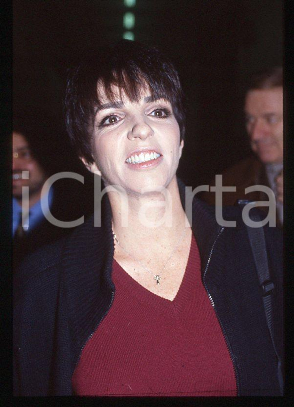 Fotografia d epoca originale Liza MINNELLI  Evento  ITALIA ? 1990 ca 35mm vintage slide 2 1