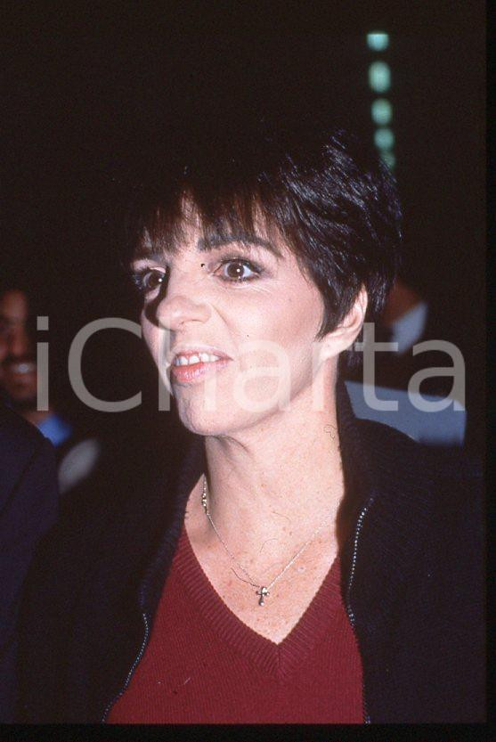 Fotografia d epoca originale Liza MINNELLI  Evento  ITALIA ? 1990 ca 35mm vintage slide 3 1