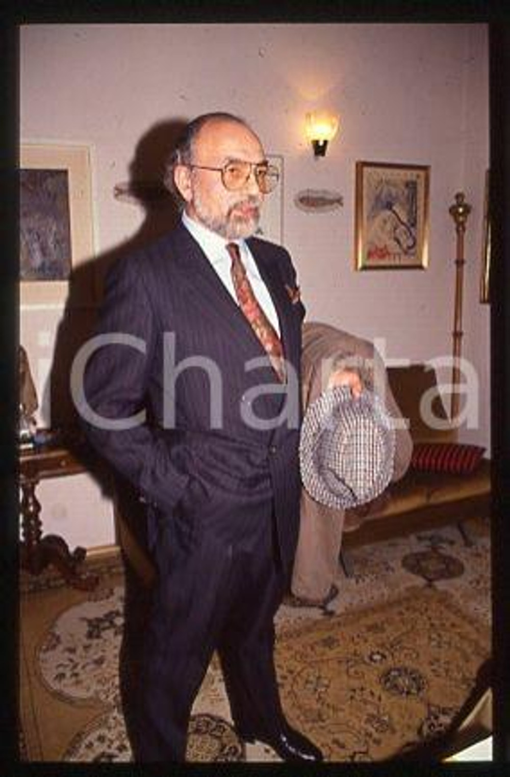 Renato BRUSON - COSTUME Ritratto del baritono 1981 ca * 35 mm vintage slide 10