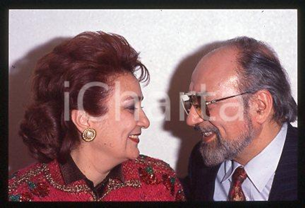 Renato BRUSON - COSTUME Baritono e la moglie Tita 1990 ca *35mm vintage slide 13