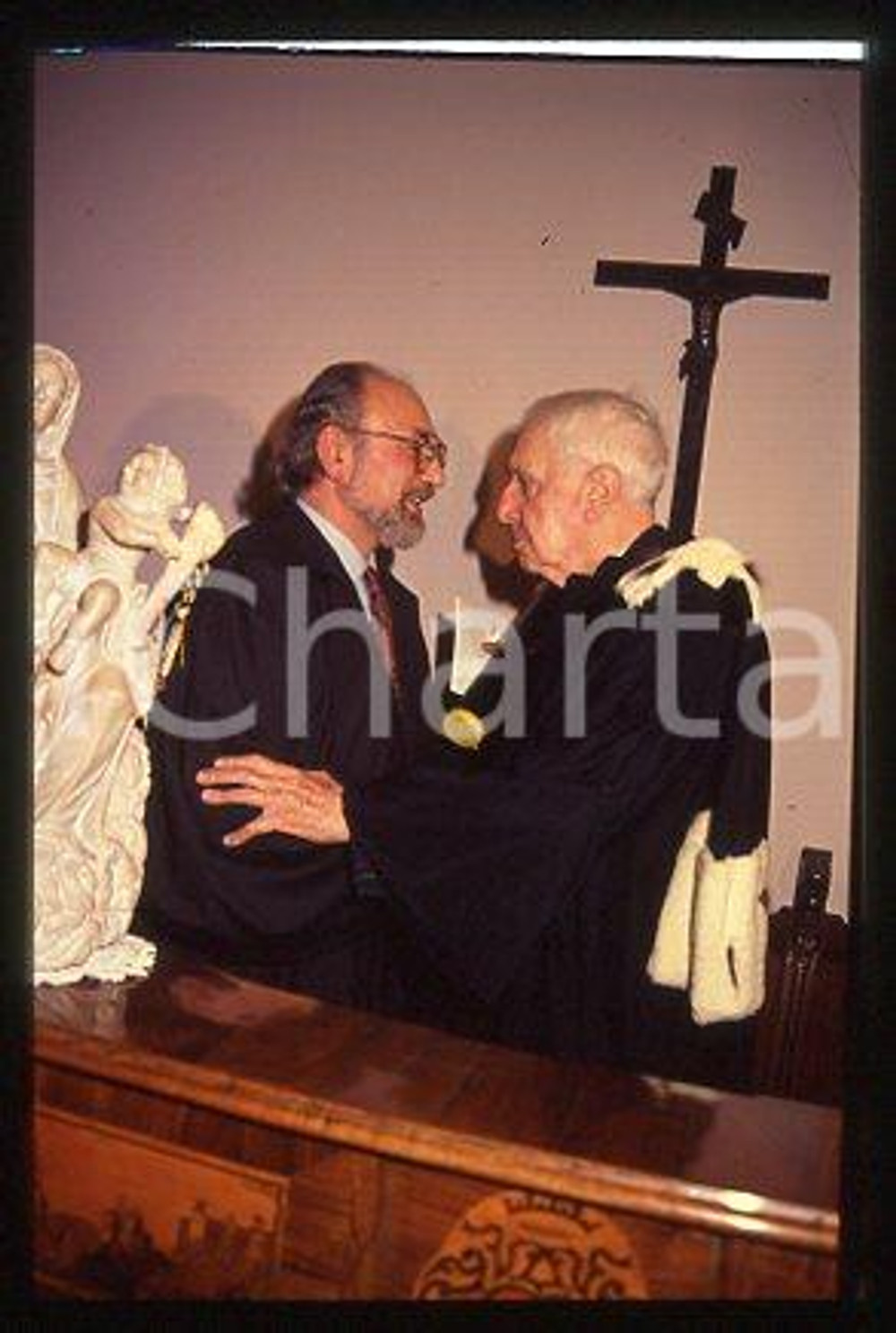 Renato BRUSON Carlo BO - ITALIA COSTUME Baritono 1981 ca * 35mm vintage slide 11