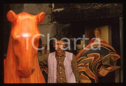 Angelo BARCELLA - ARTE ITALIA Scultore dei cavalli 1990 ca *35mm vintage slide 6