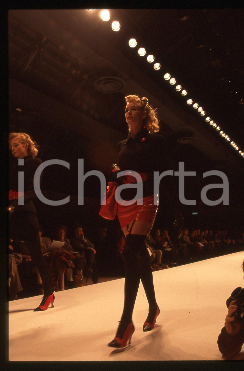 35mm vintage slide* 1995 MODA Chiara BONI Sfilata autunno-inverno '95-'96 (50)