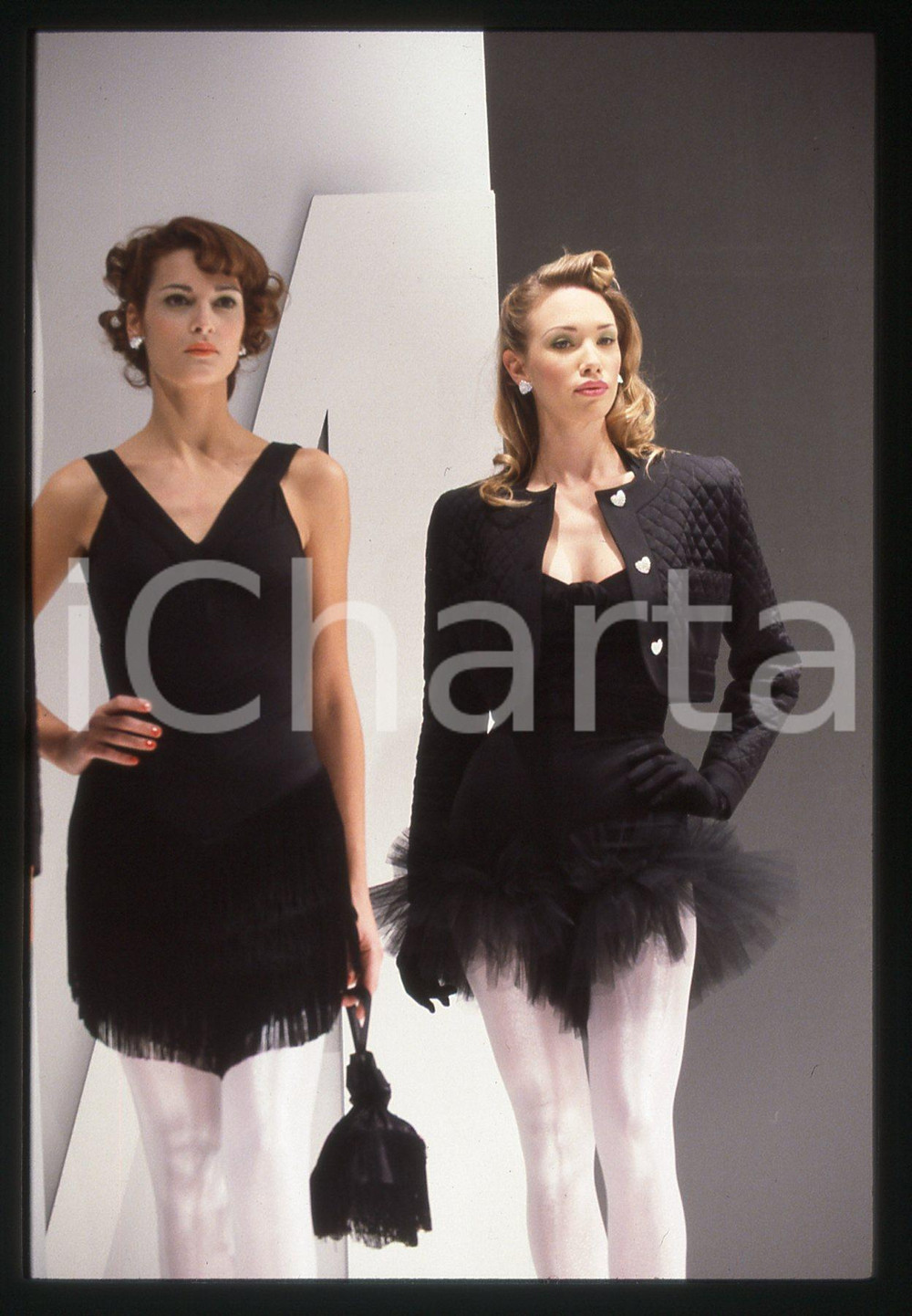 35mm vintage slide* 1995 MODA Chiara BONI Sfilata autunno-inverno '95-'96 (48)