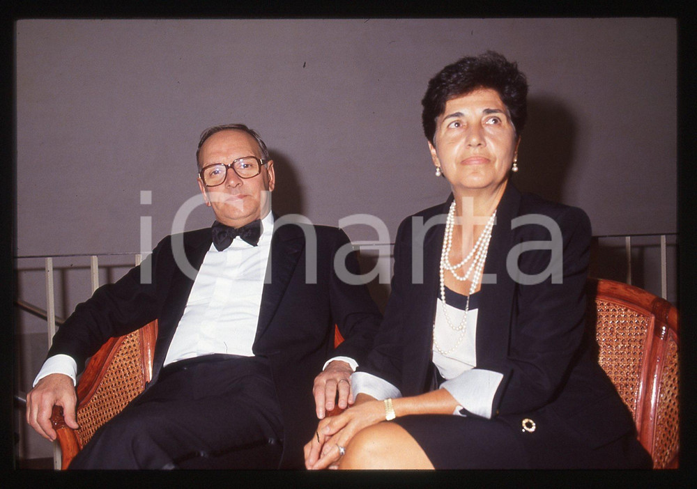35mm vintage slide* 1995ca MUSICA - Ennio MORRICONE Maria TRAVIA Ritratto (2)