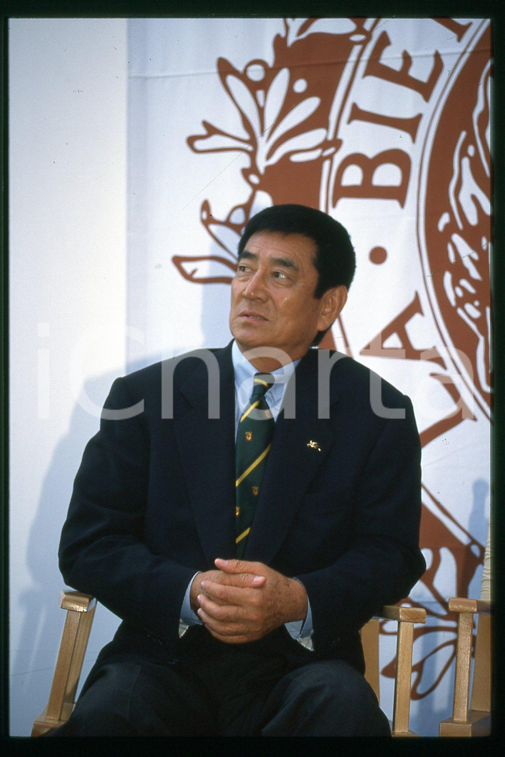 35mm vintage slide* 1993 VENEZIA Ken TAKAKURA Mostra del Cinema Portrait (3)