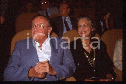 35mm vintage slide*1987 VENEZIA Joseph L.MANKIEWICZ moglie Mostra del Cinema(30)