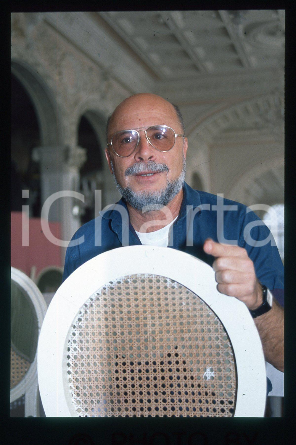 35mm vintage slide* 1990 VENEZIA Mostra del Cinema - Avraham HEFFNER (4)