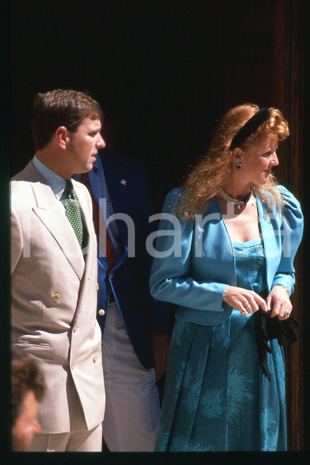 35mm vintage slide* 1990 ca UK - ROYAL FAMILY Sarah FERGUSON Andrew YORK (5)