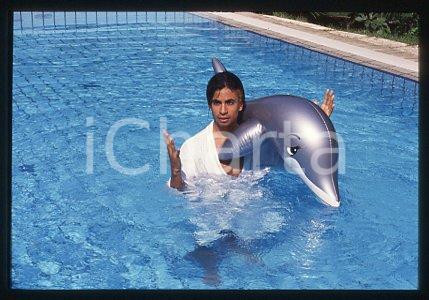 35mm vintage slide* 1987 ca MUSIC GEORGIO ALLENTINI African-American singer (59)