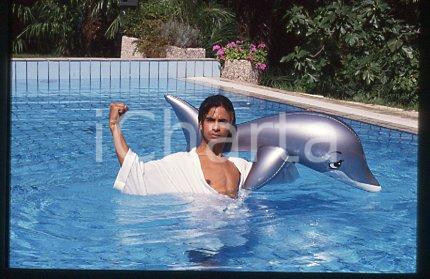 35mm vintage slide* 1987 ca MUSIC GEORGIO ALLENTINI African-American singer (37)