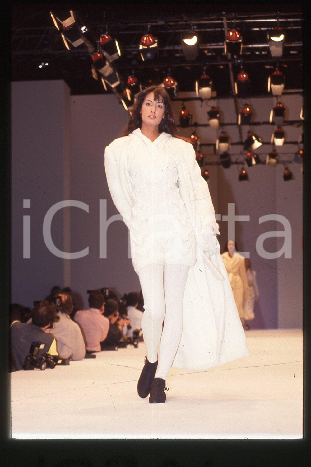 35mm vintage slide* 1992 MILANO - MODA Yasmeen GHAURI Canadian model (11)