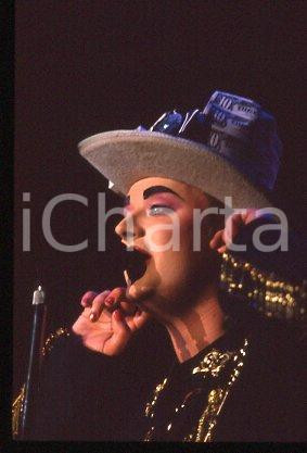 35mm vintage slide* 1995 ca MUSIC Boy GEORGE English singer (15)