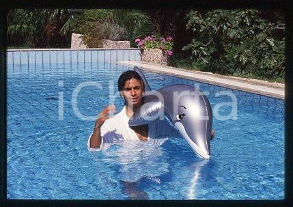 35mm vintage slide* 1987 ca MUSIC GEORGIO ALLENTINI African-American singer (57)