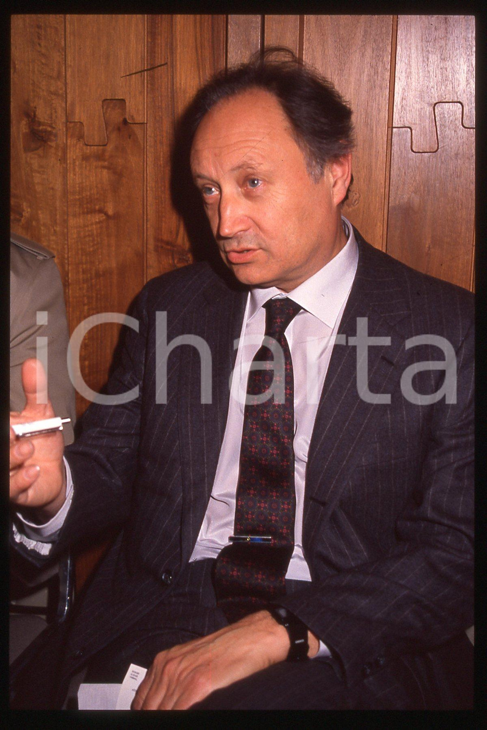 35mm vintage slide* 1995 ca MILANO - GERAZIMOV Director of PRAVDA (15)