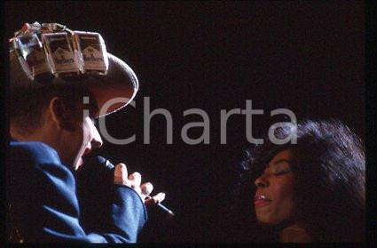 35mm vintage slide* 1995 ca MUSIC Boy GEORGE English singer (16)