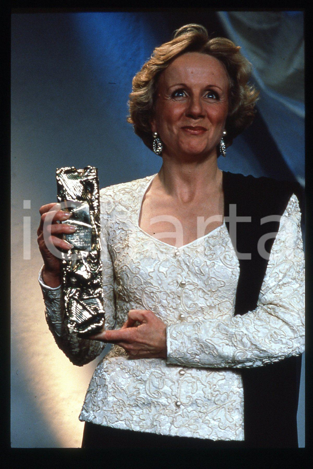 35mm vintage slide* 1989 FRANCE Cesar Awards - Helene VINCENT Portrait (1)