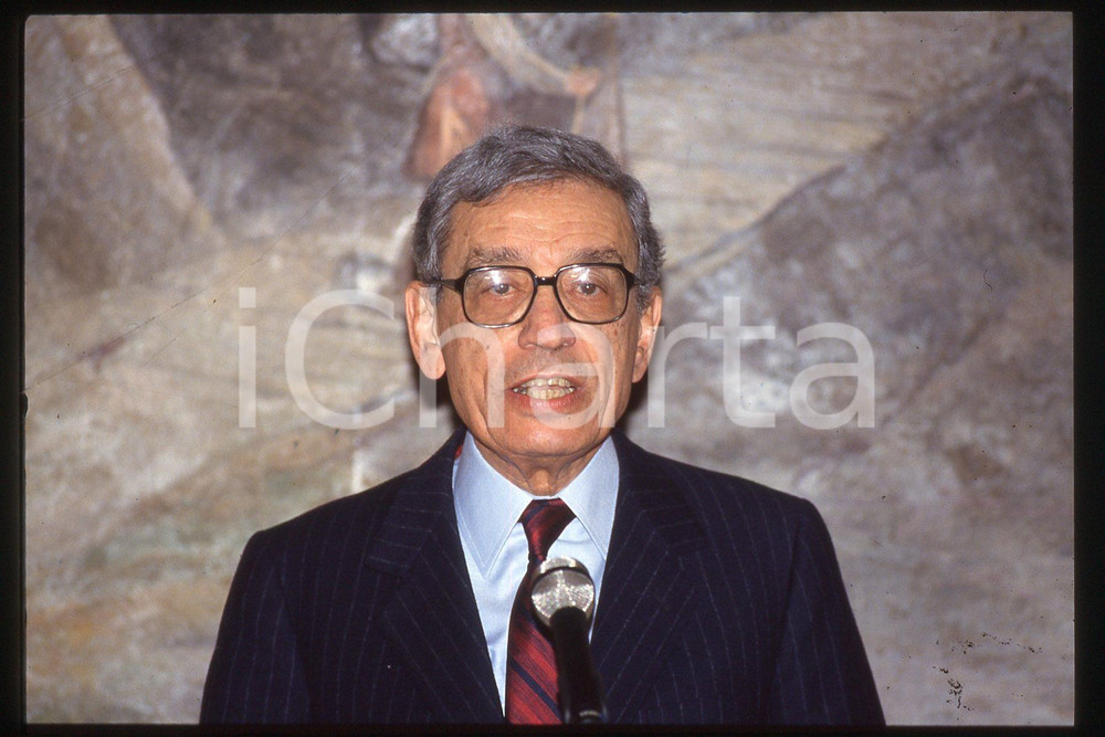 35mm vintage slide* 1993 ca ROME Boutros BOUTROS-GHALI Egyptian politician (4)