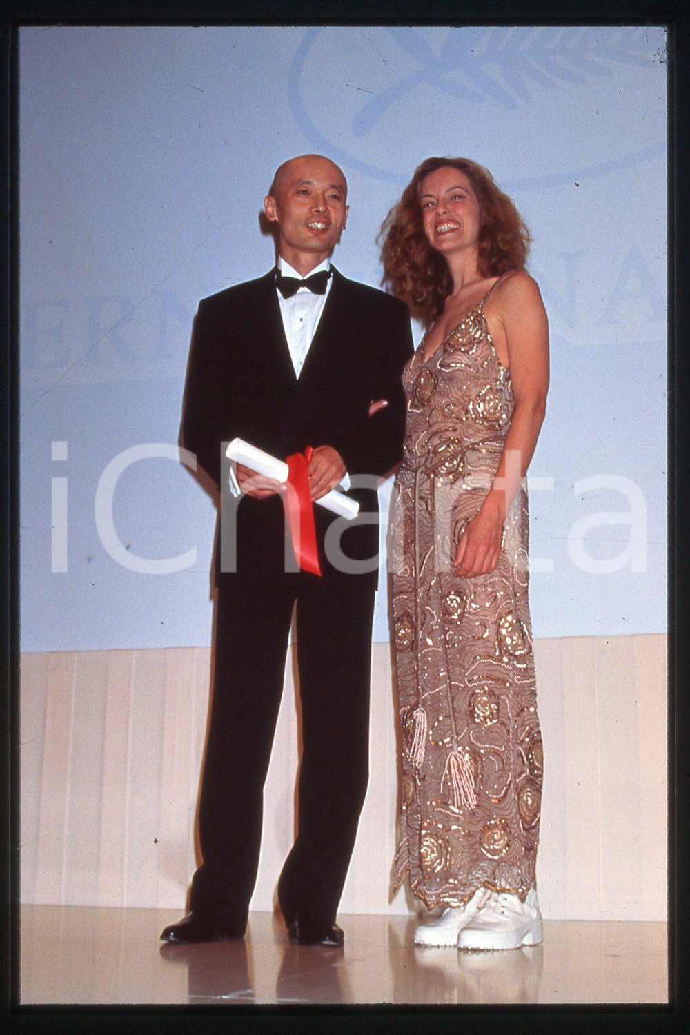 35mm vintage slide* 1994 CANNES Film Festival Ge YOU, Greta SCACCHI (6)