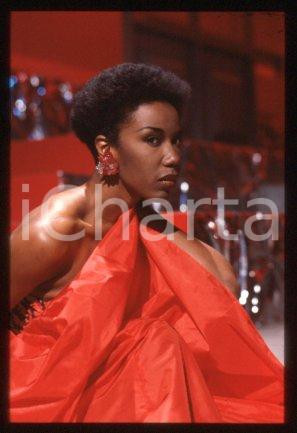 35mm vintage slide* 1985 ITALY singer Josette MARTIAL Portrait (22)