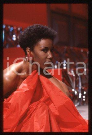 35mm vintage slide* 1985 ITALY singer Josette MARTIAL Portrait (64)