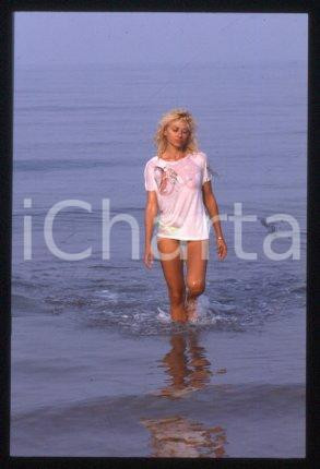 35mm vintage slide* 1985 ca ITALIA Rossella GARDINI in costume da bagno (15)