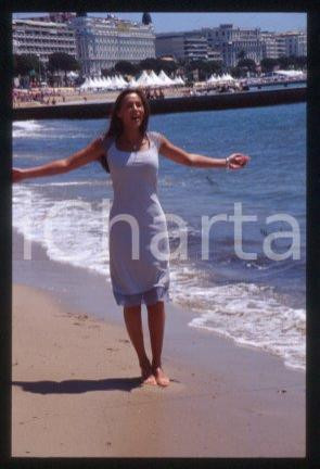35mm vintage slide* 1995 ca CANNES Vanessa DEMOUY Actress and model (3)