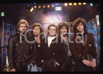 35mm vintage slide* 1987 ca ITALY Canadian rock band GLASS TIGER (14)