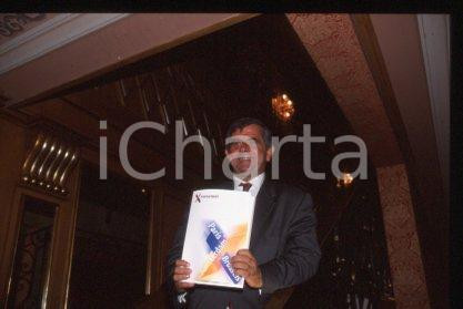 35mm vintage slide* 2000 ca EURONEXT Chairman & CEO Jean-Francois THEODORE (57)