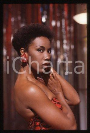 35mm vintage slide* 1985 ITALY singer Josette MARTIAL Portrait (42)