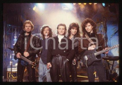 35mm vintage slide* 1987 ca ITALY Canadian rock band GLASS TIGER (19)
