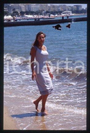 35mm vintage slide* 1995 ca CANNES Vanessa DEMOUY Actress and model (13)