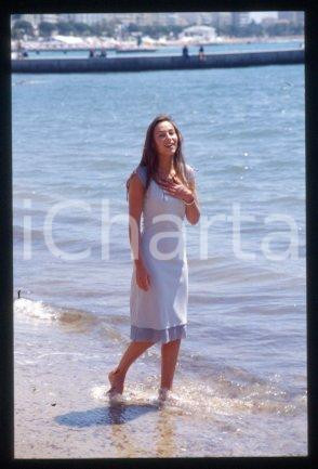 35mm vintage slide* 1995 ca CANNES Vanessa DEMOUY Actress and model (17)
