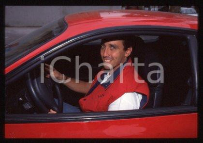 35mm vintage slide* 1994 ca SAN REMO Daniel DUCRUET in the car (81)