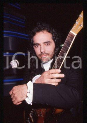 35mm vintage slide* 1990 MUSIC "ACADIE" Daniel LANOIS guitarist & vocalist (33)