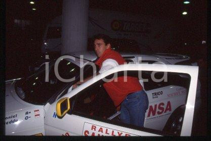 35mm vintage slide* 1994 SAN REMO RALLY Daniel DUCRUET at the car (69)