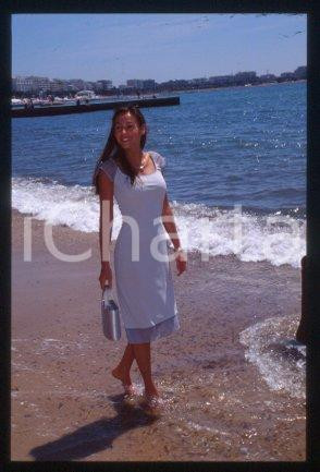 35mm vintage slide* 1995 ca CANNES Vanessa DEMOUY Actress and model (2)