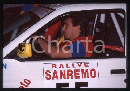 35mm vintage slide* 1994 SAN REMO RALLY Daniel DUCRUET at the car (46)