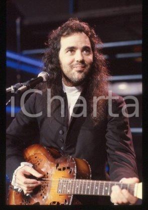 35mm vintage slide* 1990 MUSIC "ACADIE" Daniel LANOIS guitarist & vocalist (25)