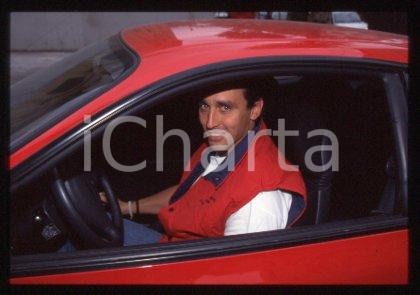 35mm vintage slide* 1994 ca SAN REMO Daniel DUCRUET in the car (86)