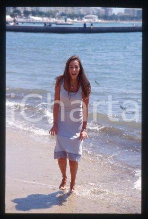 35mm vintage slide* 1995 ca CANNES Vanessa DEMOUY Actress and model (27)