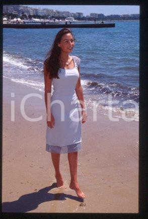 35mm vintage slide* 1995 ca CANNES Vanessa DEMOUY Actress and model (15)