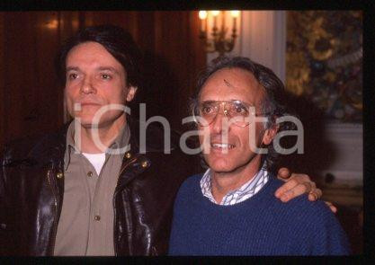 35mm vintage slide* 1990 ca MILAN Ruggero DEODATO and Massimo RANIERI (23)