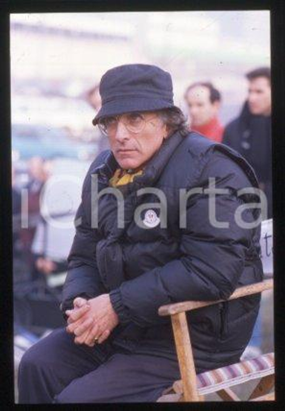 35mm vintage slide* 1990 ca MILAN Italian film director Ruggero DEODATO (7)
