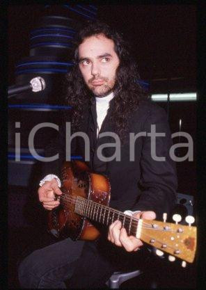 35mm vintage slide* 1990 MUSIC "ACADIE" Daniel LANOIS guitarist & vocalist (26)
