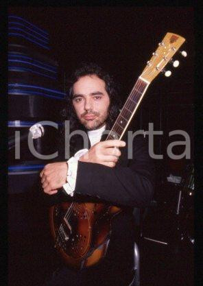35mm vintage slide* 1990 MUSIC "ACADIE" Daniel LANOIS guitarist & vocalist (32)