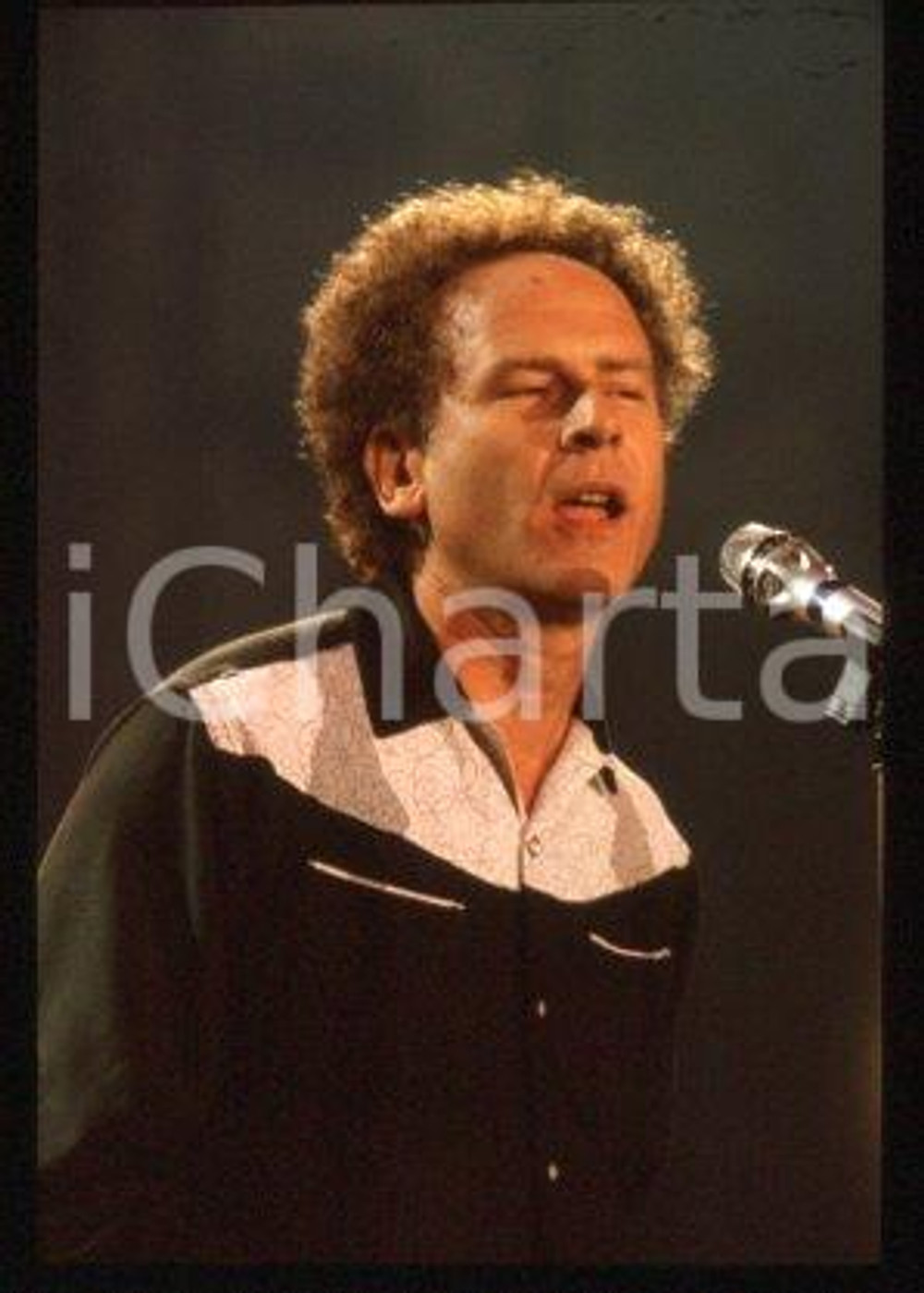 35mm vintage slide* 1990 ca MUSIC American singer songwriter Art GARFUNKEL (2)