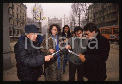 35mm vintage slide* 1990 ca MILAN Ruggero DEODATO and Barbara NASCIMBENE (27)